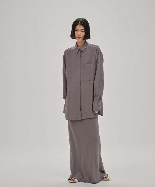 TODAYFUL（トゥデイフル）の「Backsatin Pocket Shirts（シャツ