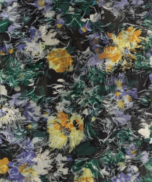 セール】ラメカットジャカード ワイドカラーブラウス（シャツ/ブラウス