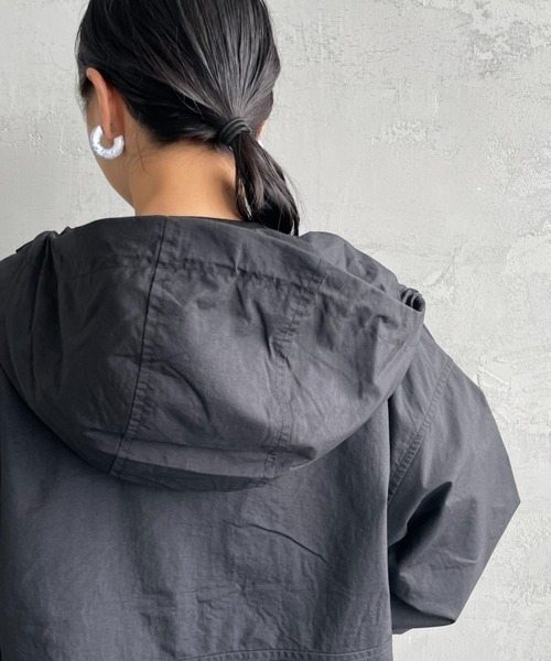 DANTON/ダントン] ショート丈 フード付きナイロンジャケット（その他