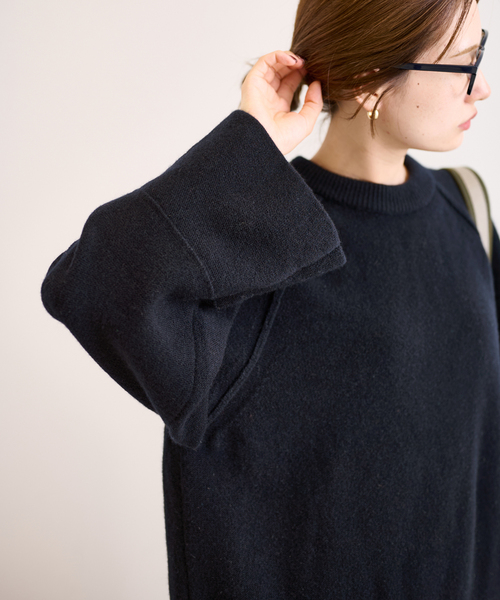 FRAMeWORK（フレームワーク）の「AQUAクループルオーバー（ニット