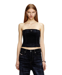 DIESEL｜ディーゼルのチューブトップ（ブルー・ネイビー/青色系）通販