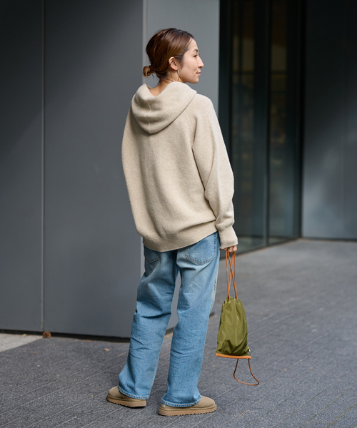 FRAMeWORK（フレームワーク）の「圧縮ウールフードプルオーバー