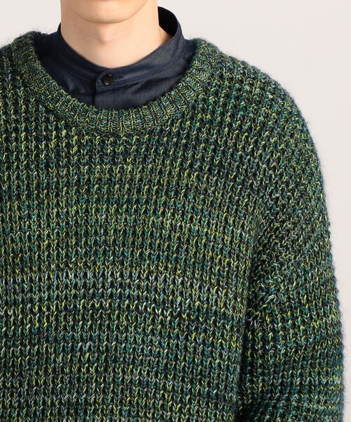 caban（キャバン）の「CABaN ミックスワッフル ラウンドネックプル