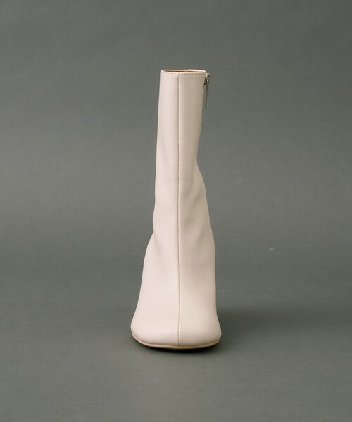 セール】Cone Heel Round Boots｜美脚見え/細見え/歩きやすい/春服