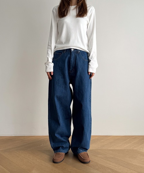 CANAL JEAN（キャナルジーン）の「choice_cnl テーパードデニムパンツ