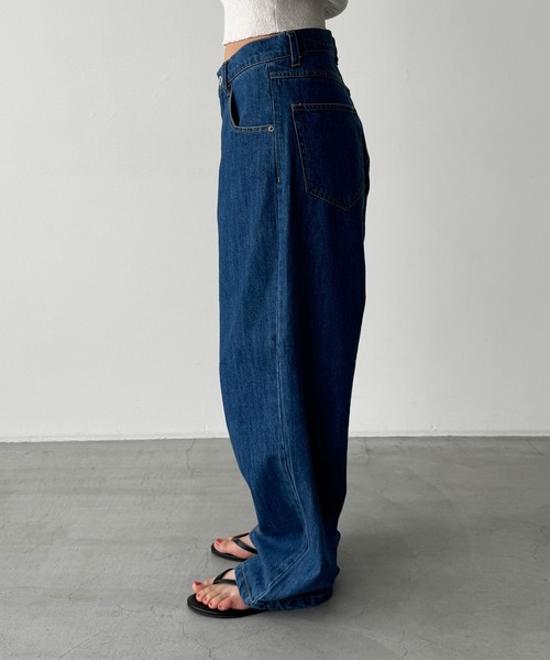 CANAL JEAN（キャナルジーン）の「choice_cnl テーパードデニムパンツ