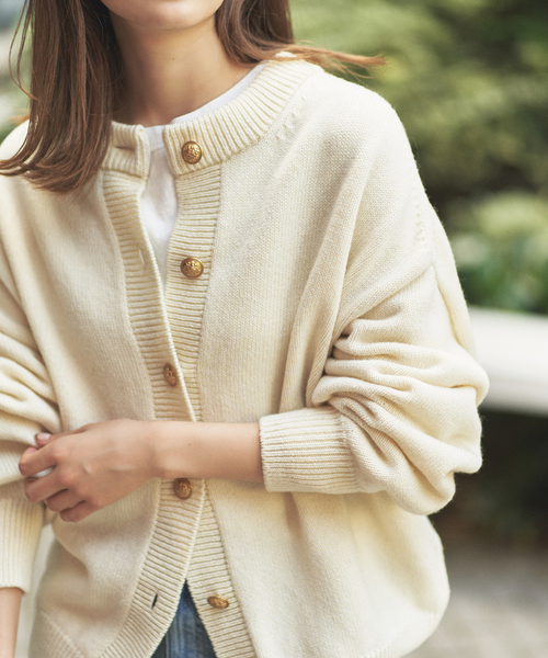 FRAMeWORK（フレームワーク）の「2WAY金ボタンカーディガン