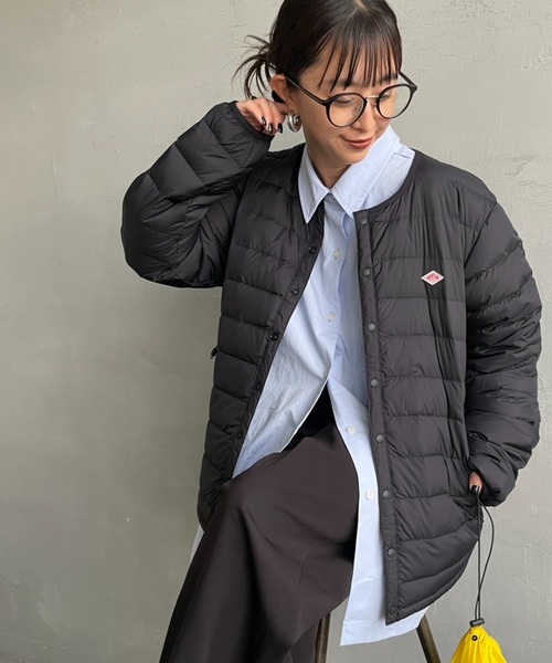 DANTON/ダントン] インナーダウン クルーネックジャケット（ダウン