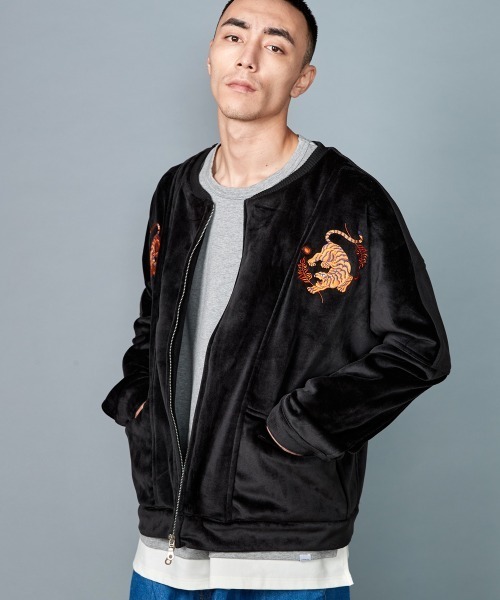 rehacer : Dolman Wide Souvenir Jacket / ドルマンスリーブワイド