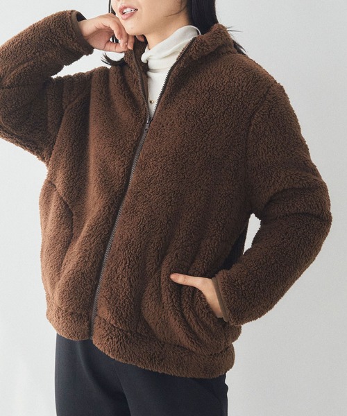 LAFUKU】ボアフリースジャケット（ラフク）（その他アウター）｜cross