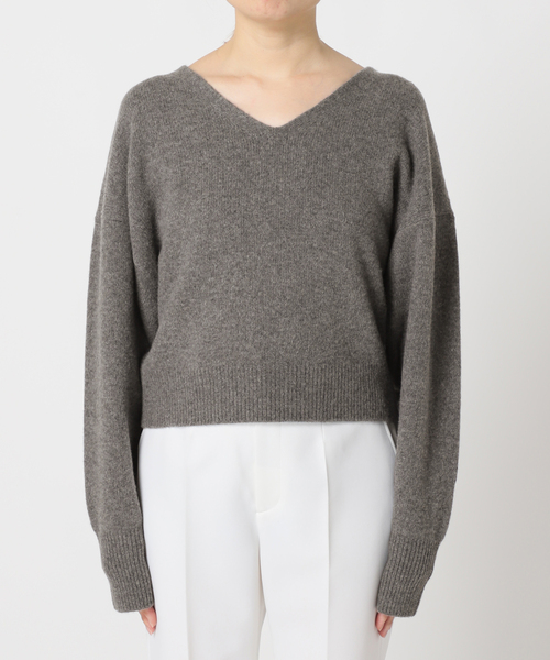 Noble（ノーブル）の「《追加》CA/W ショートV プルオーバー（ニット