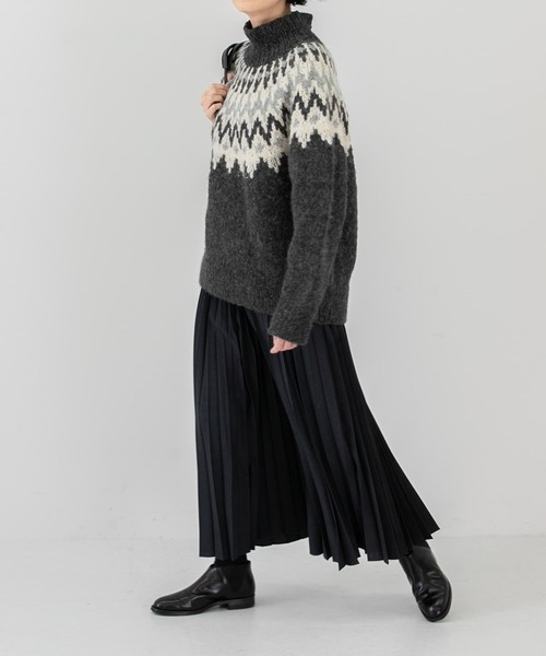 かぐれ（カグレ）の「ノルディックタートルニット（ニット/セーター