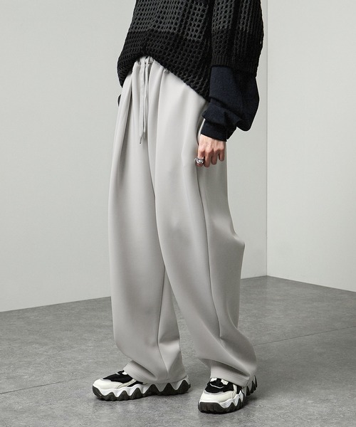 セール】【Alfred Alex】ダブルフェイスディープタック ハイウエスト