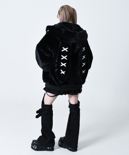 REFLEM（レフレム）の「『REFLEM/レフレム』うさ耳BIGファーパーカー