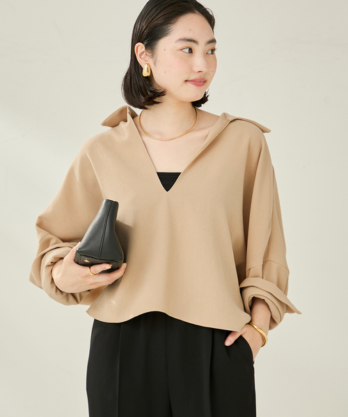 セール】《追加》GEORGETTE SKIPPER ブラウス（シャツ/ブラウス