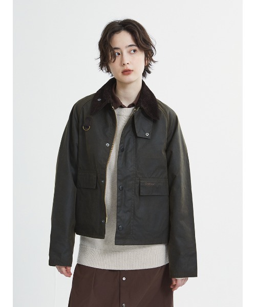 SPEY / スペイ】ワックス ショート ジャケット（ブルゾン）｜Barbour