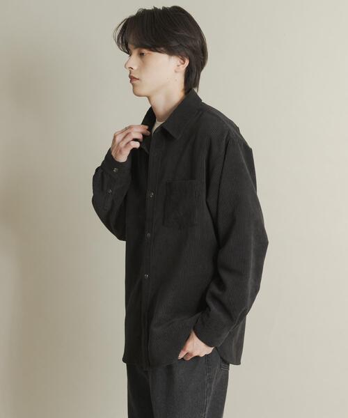 セール】『ユニセックス』ウォッシュドコーデュロイロングスリーブ