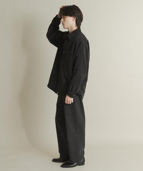 セール】『ユニセックス』ウォッシュドコーデュロイロングスリーブ