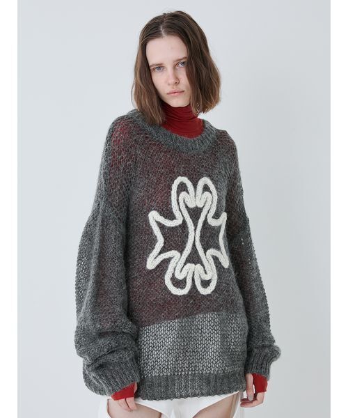 セール】SWAN Hand Stitch Sweater/スワンハンドステッチセーター