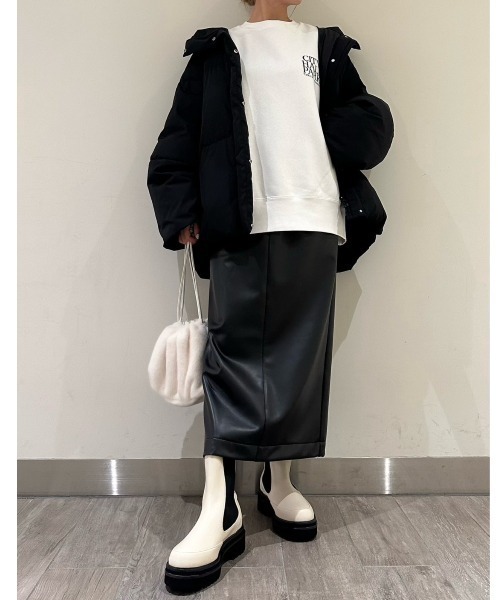 emmi（エミ）の「【emmi atelier】サステナブルフーディーダウン