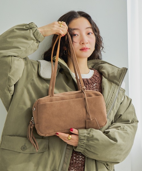 niko and（ニコアンド）の「オリジナルレザー2WAYボストンバッグ