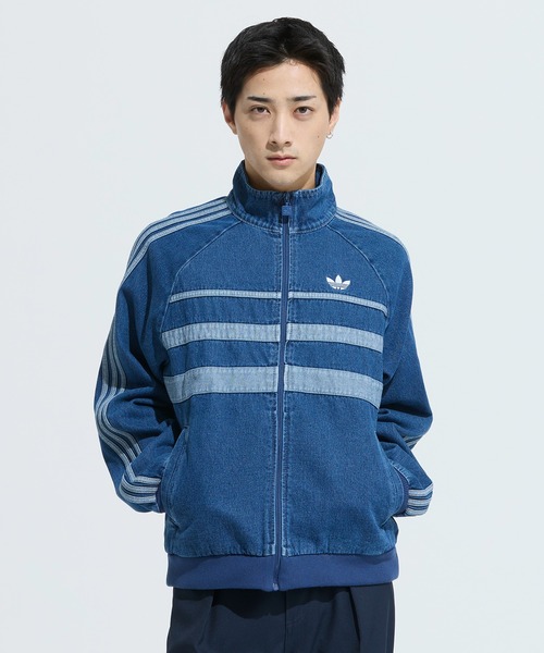 adidas アディカラー ファーストブルー デニム トラックトップ