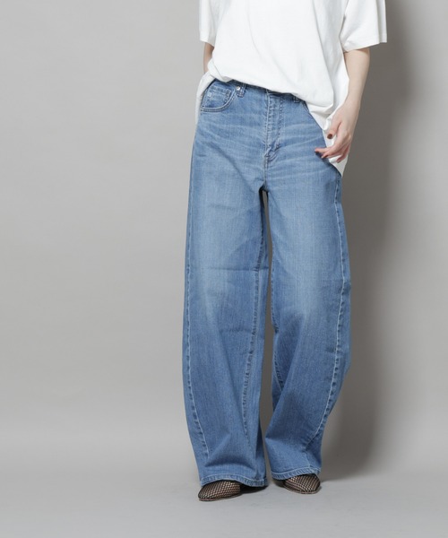 セール】SOMETHING/HANA CURVE TAPERED（デニムパンツ）｜SOMETHING