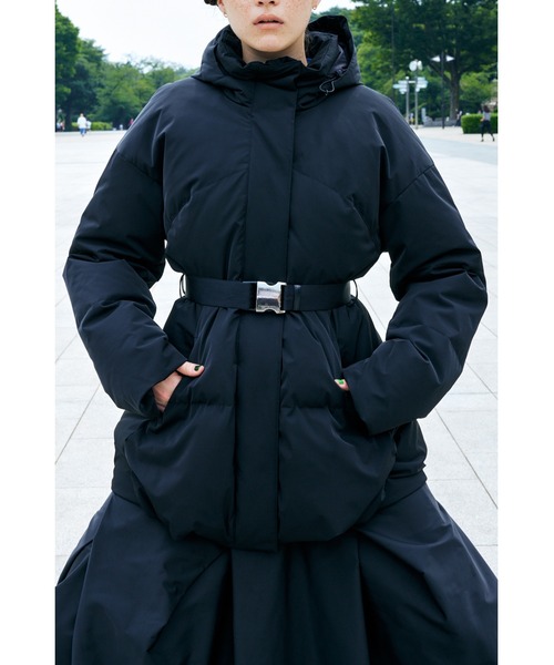 ENFOLD（エンフォルド）の「ドライツイル ペプラムダウンジャケット