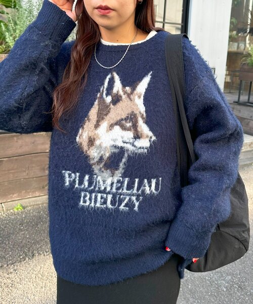 セール】【WEB限定】アソートアニマルジャガードニット《ユニセックス