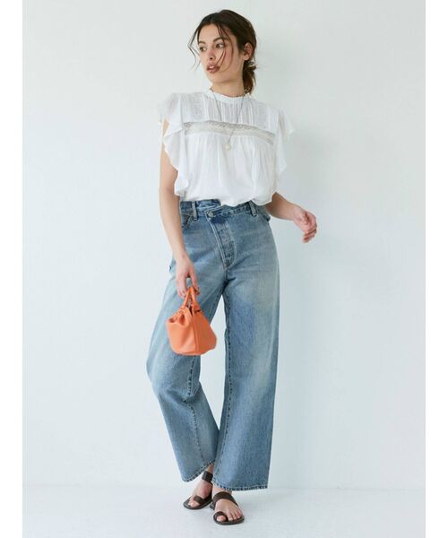 Ungrid（アングリッド）の「リメイクデザインルーズデニム（デニム