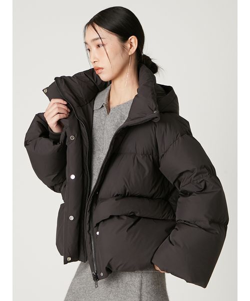 FRAY I.D（フレイアイディー）の「フードファーショートダウンコート