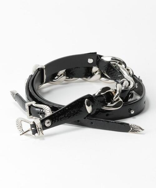 TOGA PULLA（トーガ プルラ）の「＜TOGA PULLA＞ダブルレザーバックル