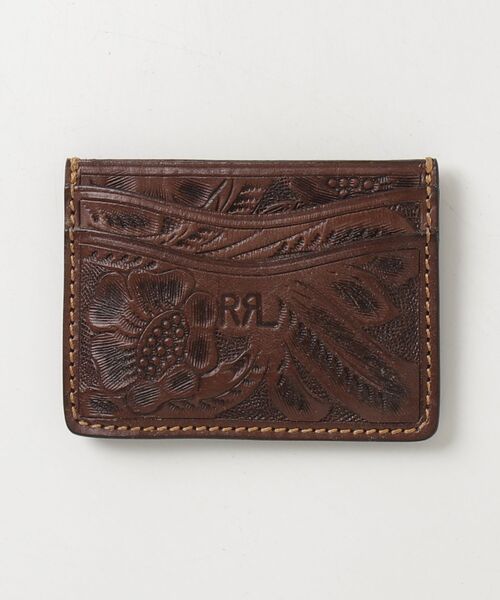 ハンドツールド レザー カード ケース（カードケース）｜RRL（ダブル
