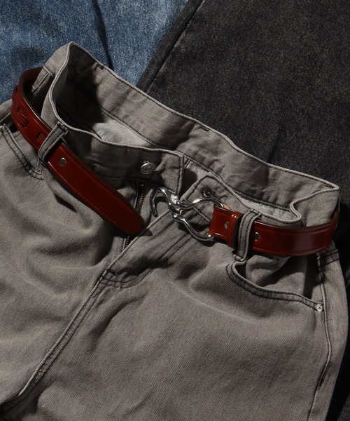 TORY LEATHER/トリーレザー】Nickel Hoof Pick Buckle Belt/ニッケル