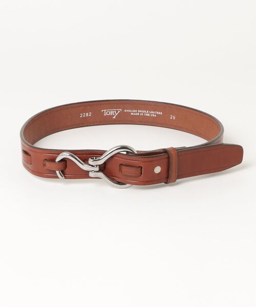 TORY LEATHER/トリーレザー】Nickel Hoof Pick Buckle Belt/ニッケル