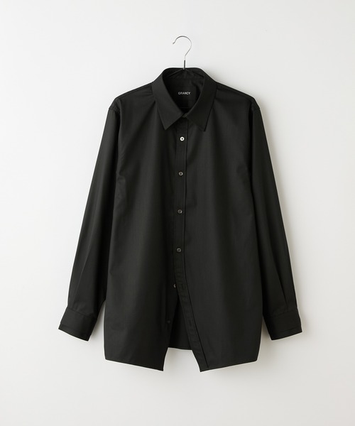 GRANCY】DoublecuffsDesign Curveline Shirt / ダブルカフスデザイン