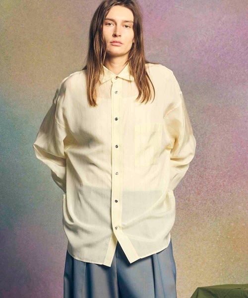 UNISEX》【LIMITED EDITION】Prime-Over Regular Collar Shirt