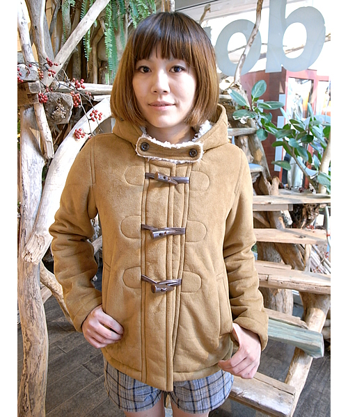 CIAOPANIC（チャオパニック）の「フェイクムートンダッフル（ダッフル