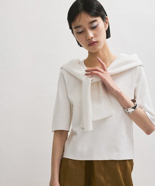 サステナブル】クールタッチニットTシャツ（Tシャツ/カットソー