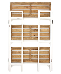 salut!（サリュ!）の「ｵｰﾙﾄﾞｳｯﾄﾞ折りたたみ3段ﾗｯｸ（インテリア雑貨