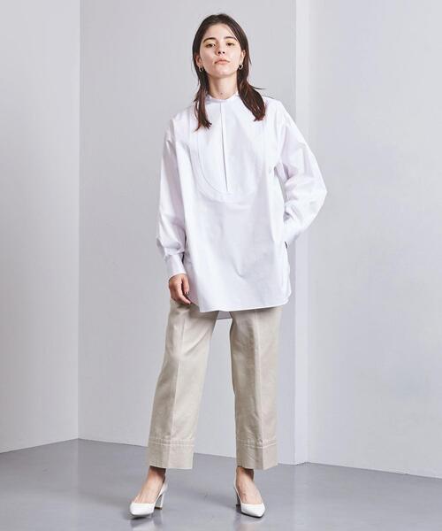 HYKE（ハイク）の「＜HYKE（ハイク）＞ BIB FRONT シャツ