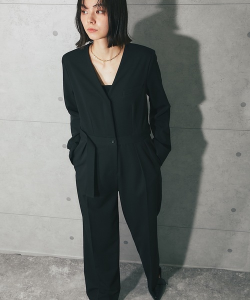 長袖オールインワンパンツドレス（スーツセット）｜SMILE ORCHID