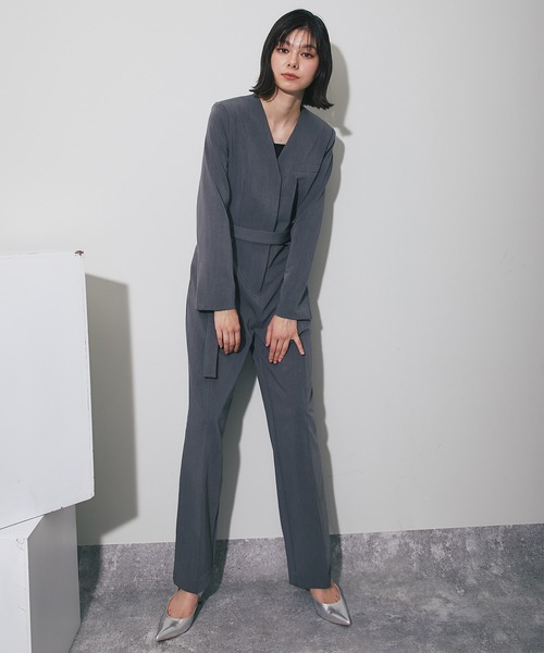 長袖オールインワンパンツドレス（スーツセット）｜SMILE ORCHID