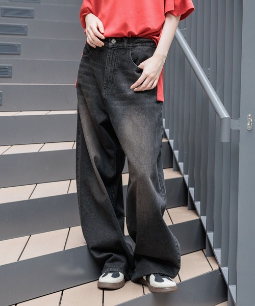 LAKOLE（ラコレ）の「オーバーダイカーブデニム / 147147（デニム