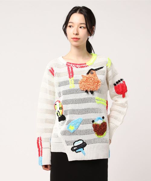 TSUMORI CHISATO（ツモリチサト）の「ｸﾛｼｪﾓﾁｰﾌﾆｯﾄ（ニット/セーター