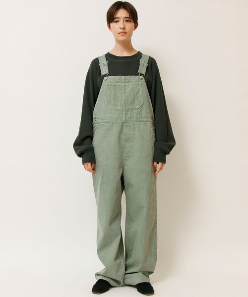 カラーデニムオーバーオール | ジョンブル公式通販/JOHNBULL ONLINE STORE