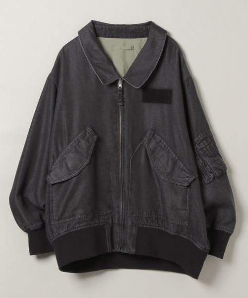 リバーシブルフライトジャケット/992144（ブルゾン）｜JEANASIS