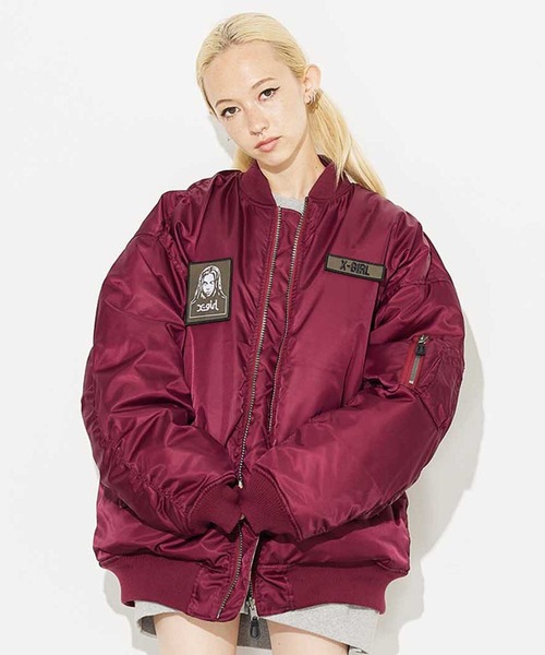 X-girl（エックスガール）の「OVERSIZED MA-1（MA-1）」 - WEAR