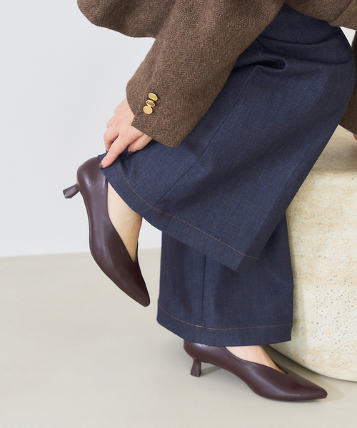 セール】《追加3》4.5cmポインテッドハイバンプパンプス（パンプス