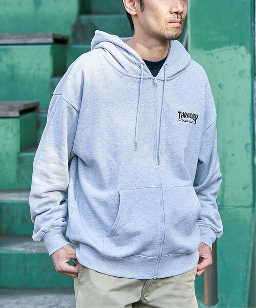セール】THRASHER スラッシャー ジップパーカー（パーカー）｜THRASHER